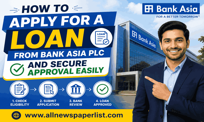 How to Apply for a Loan from Bank Asia PLC