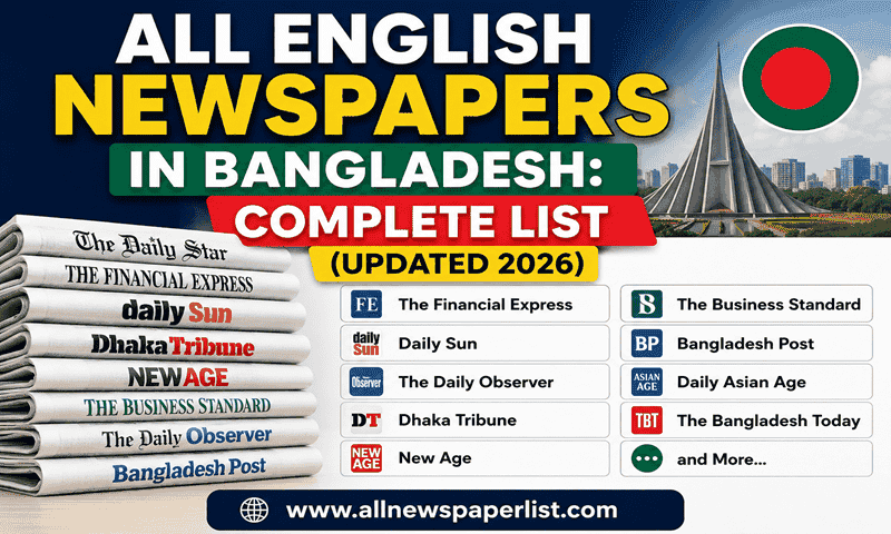 All English Newspapers in Bangladesh (Updated 2026)