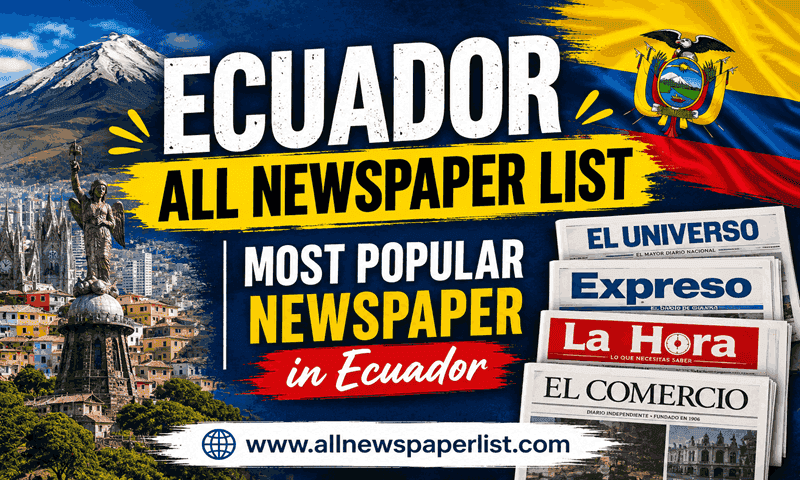 Ecuador All Newspaper List | Most Popular Newspaper in Ecuador