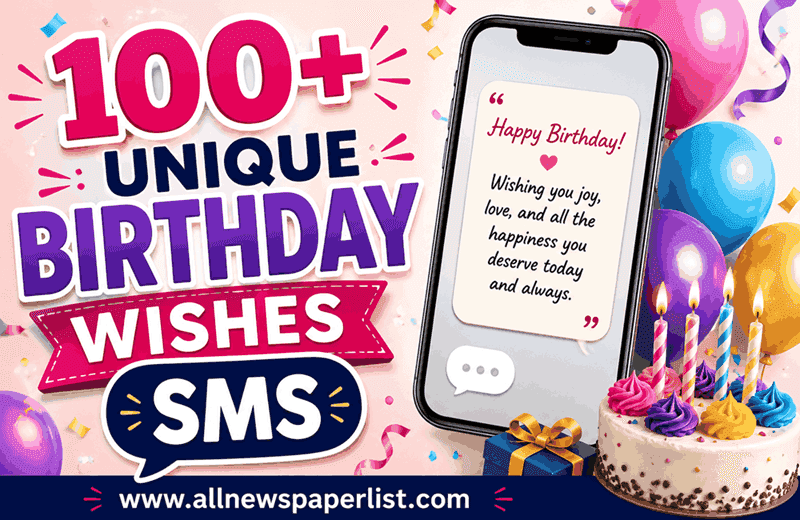 200+ Unique Birthday Wishes SMS