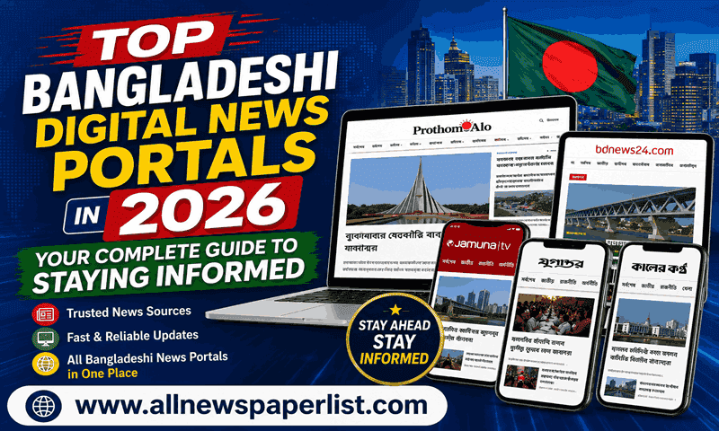 Top Bangladeshi Digital News Portals in 2026