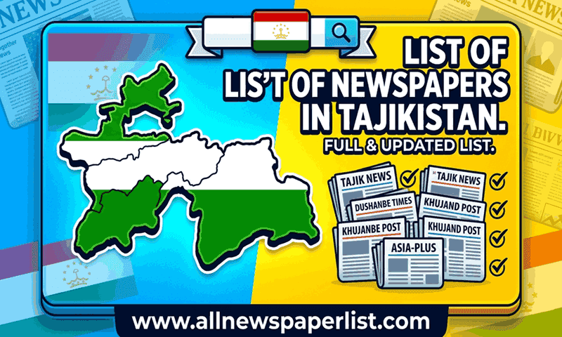 Tajikistan All Newspaper list
