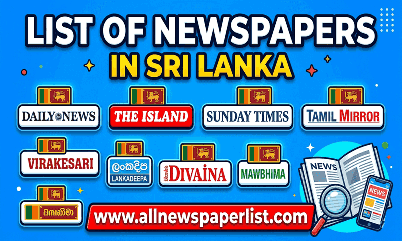 SriLanka All Newspaper List