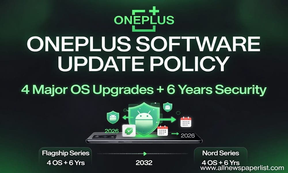 OnePlus Software Update Policy (2026)