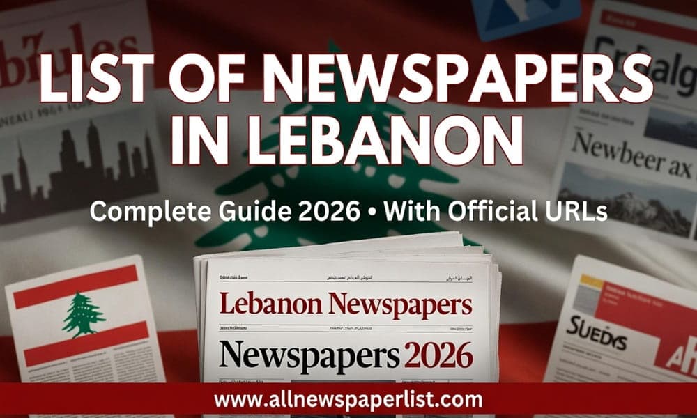 List of Newspapers in Lebanon