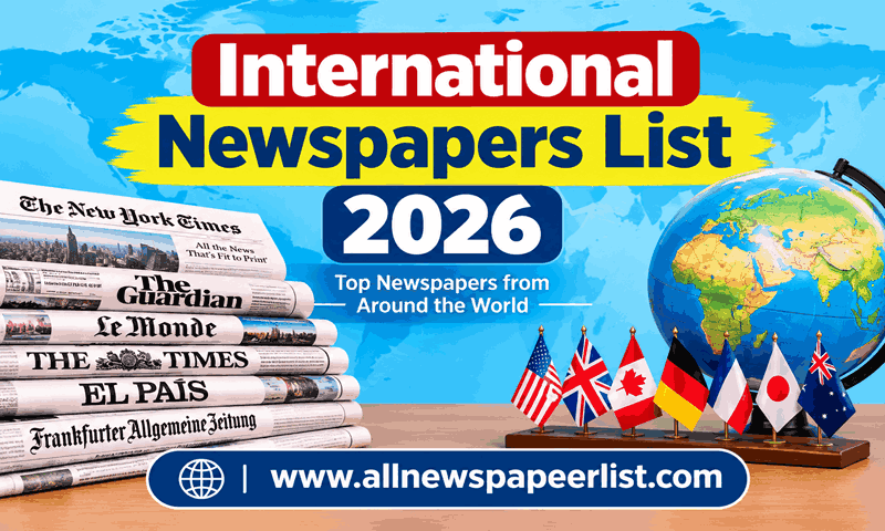 International Newspapers List 2026