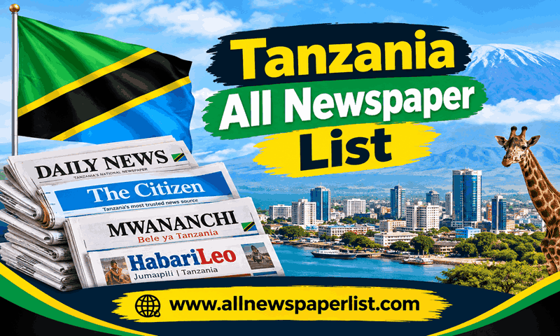 Tanzania all Newspaper list