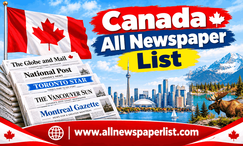 Canada All Newspaper List