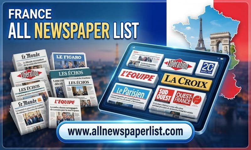 France all Newspaper list - Most Popular France Newspaper