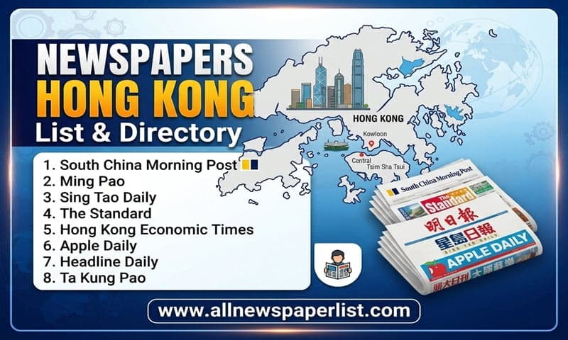 Hong Kong All Newspaper List